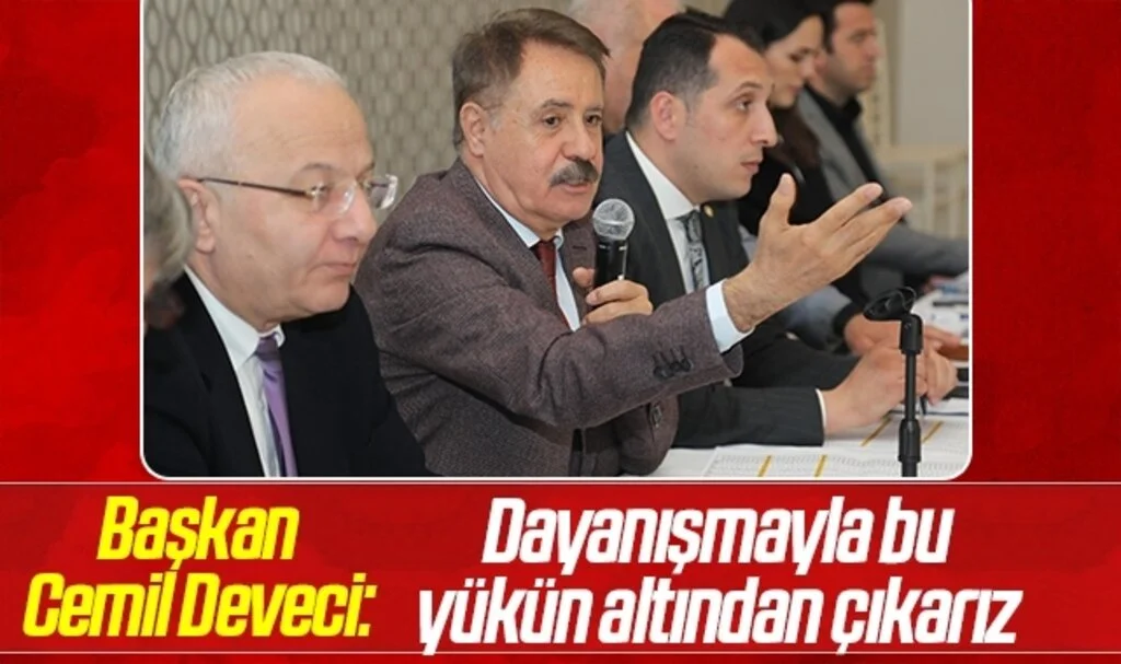 Atakum Belediye Başkanı Cemil Deveci: Dayanışmayla bu yükün altından çıkarız