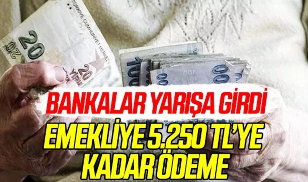 Bankalar yarışa girdi! İmzayı atan emekliye 5.250 TL promosyon, 3 ay ertelemeli kredi! Kesenin ağzı açıldı!