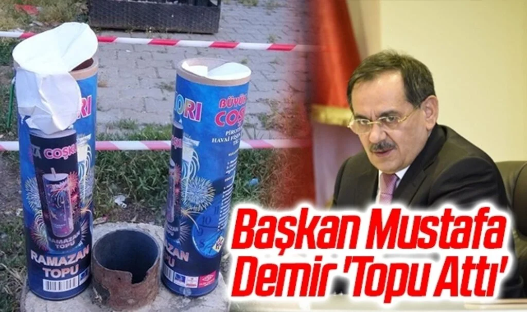 Başkan Mustafa Demir 'Topu Attı'