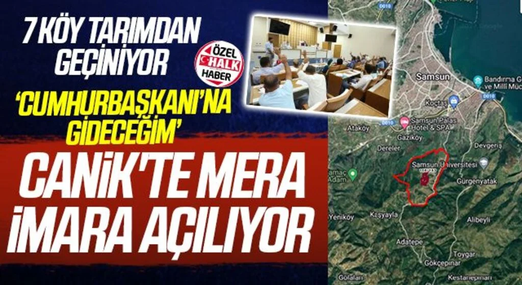 Canik'te Mera İmara Açılıyor