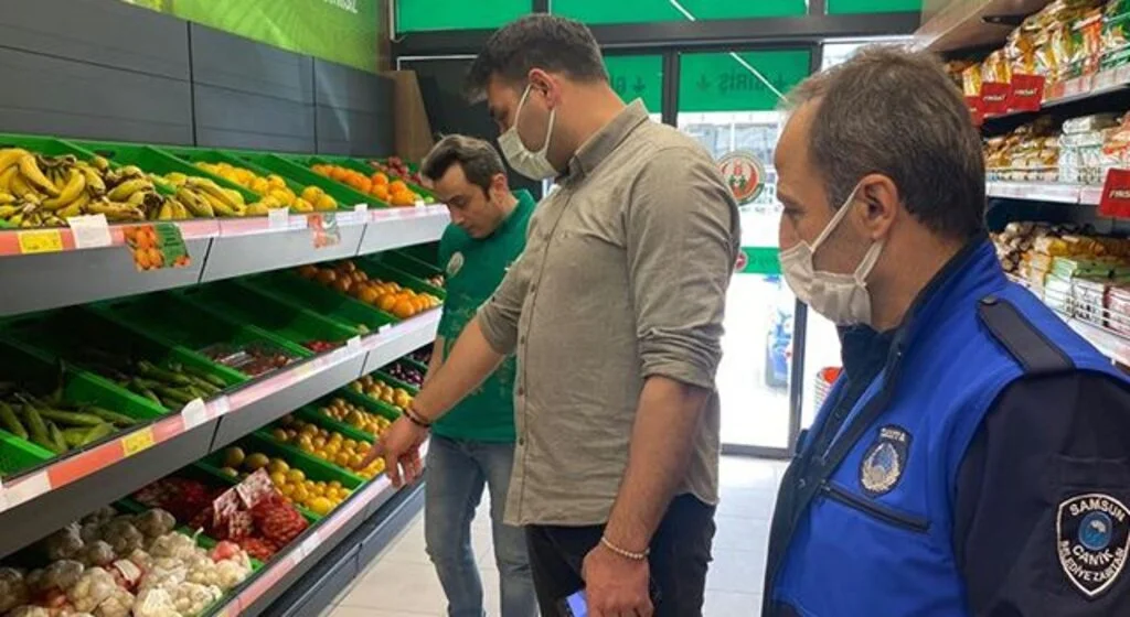 Canik'te zabıtadan Ramazan denetimi