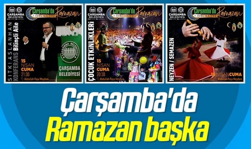Çarşamba'da Ramazan başka 