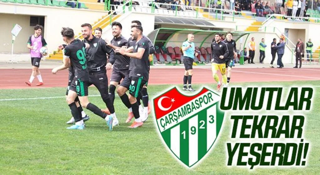 Çarşambaspor'da Umutlar Tekrar Yeşerdi