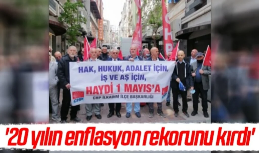 CHP İlkadım İlçe Başkanı Metin Telatar: '20 yılın enflasyon rekorunu kırdı'