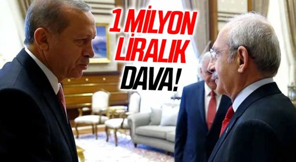 Cumhurbaşkanı Erdoğan'dan Kemal Kılıçdaroğlu'na 1 milyon liralık dava!