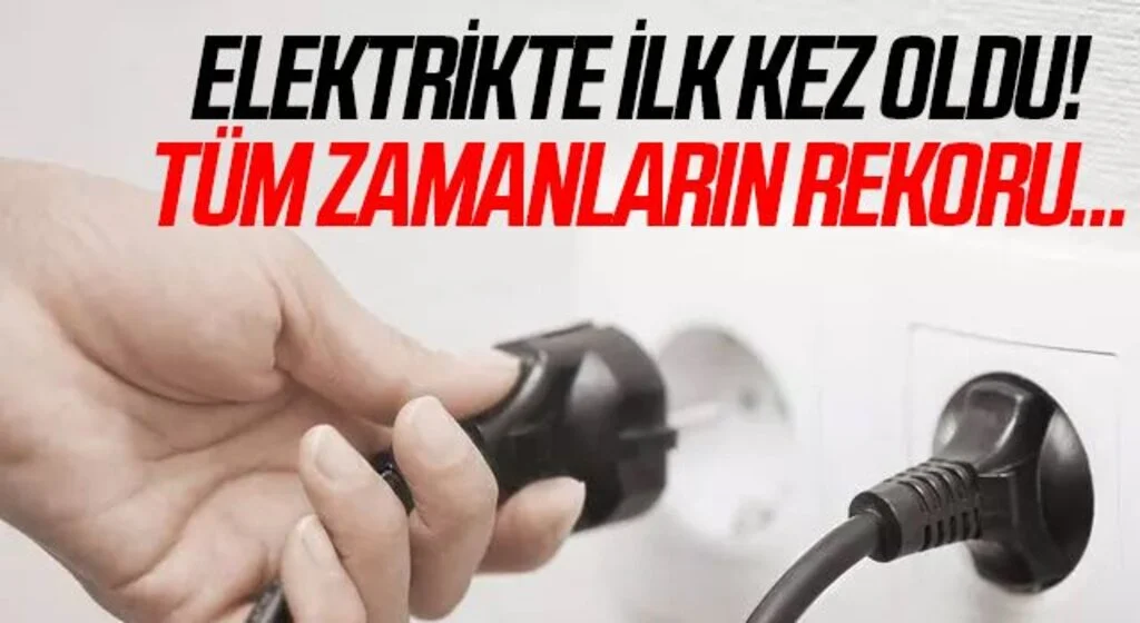 Elektrikte ilk kez oldu! Tüm zamanların rekoru...