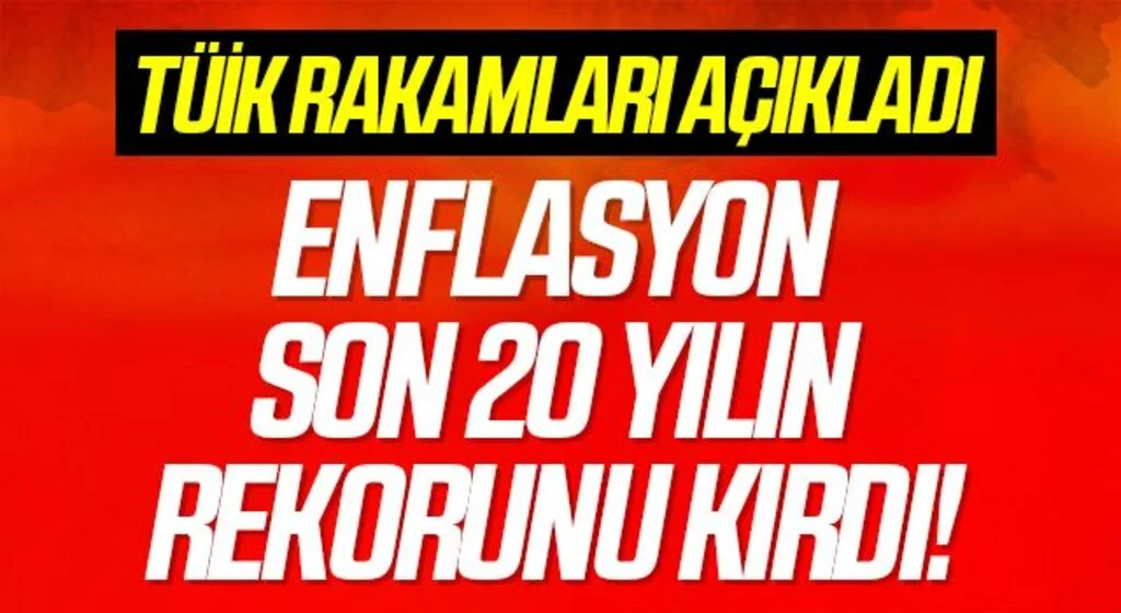 Mart ayı enflasyon rakamları açıklandı! 20 yılın rekoru kırıldı ENAG yüzde 142 açıkladı