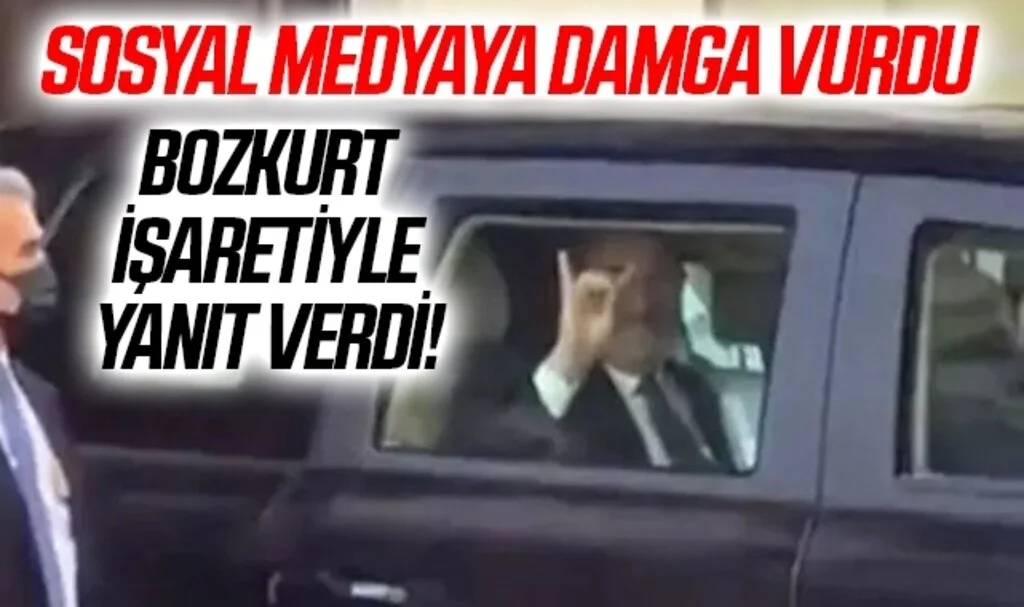 Mevlüt Çavuşoğlu'ndan bozkurt işareti! Ermeni protestoculara böyle yanıt verdi