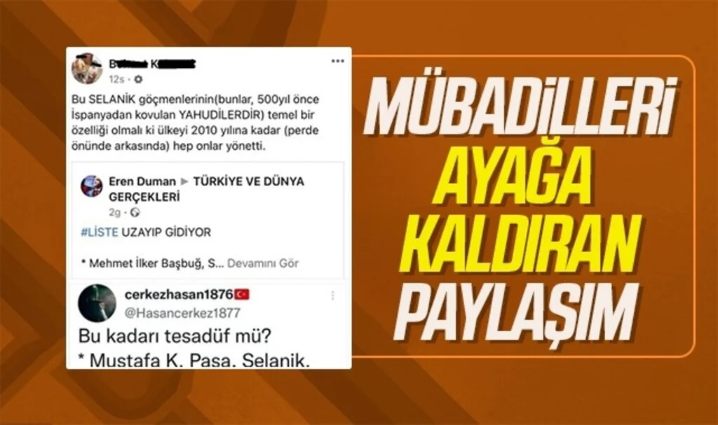Mübadilleri Ayağa Kaldıran Paylaşım