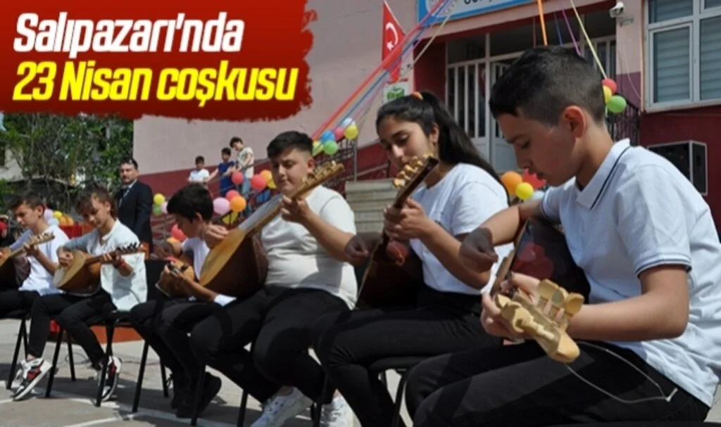 Salıpazarı'nda 23 Nisan coşkusu