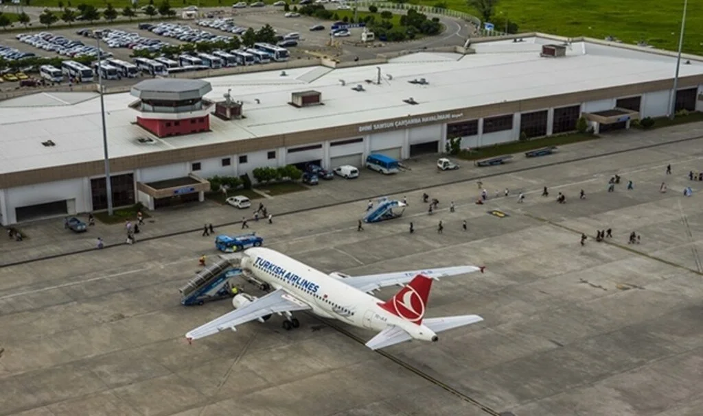 Samsun Çarşamba Havayolu yolcu sayısı yüzde 34 arttı