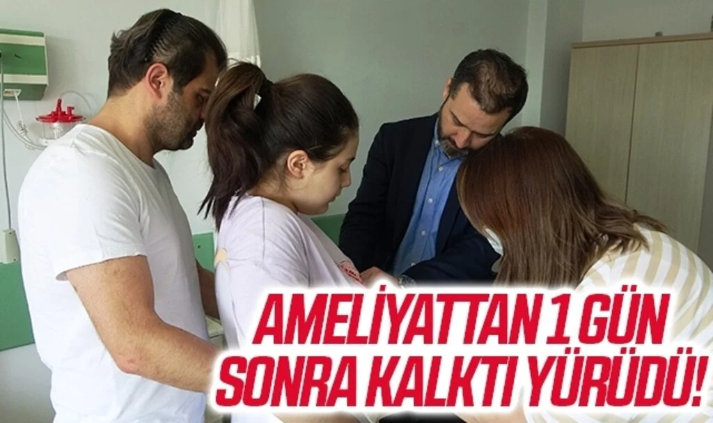 Samsun'da 12 yaşındaki çocuk, 'skolyoz'dan devlet hastanesinde kurtuldu