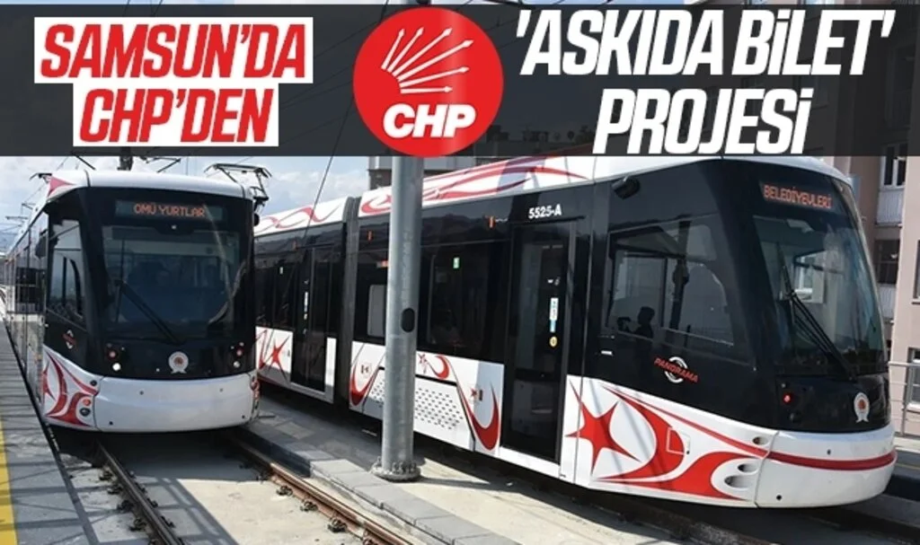 Samsun'da CHP'den 'askıda bilet' projesi