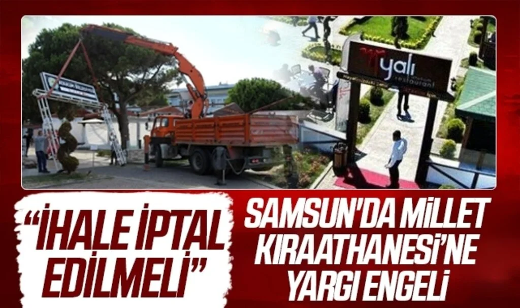 Samsun'da Millet Kıraathanesi’ne yargı engeli
