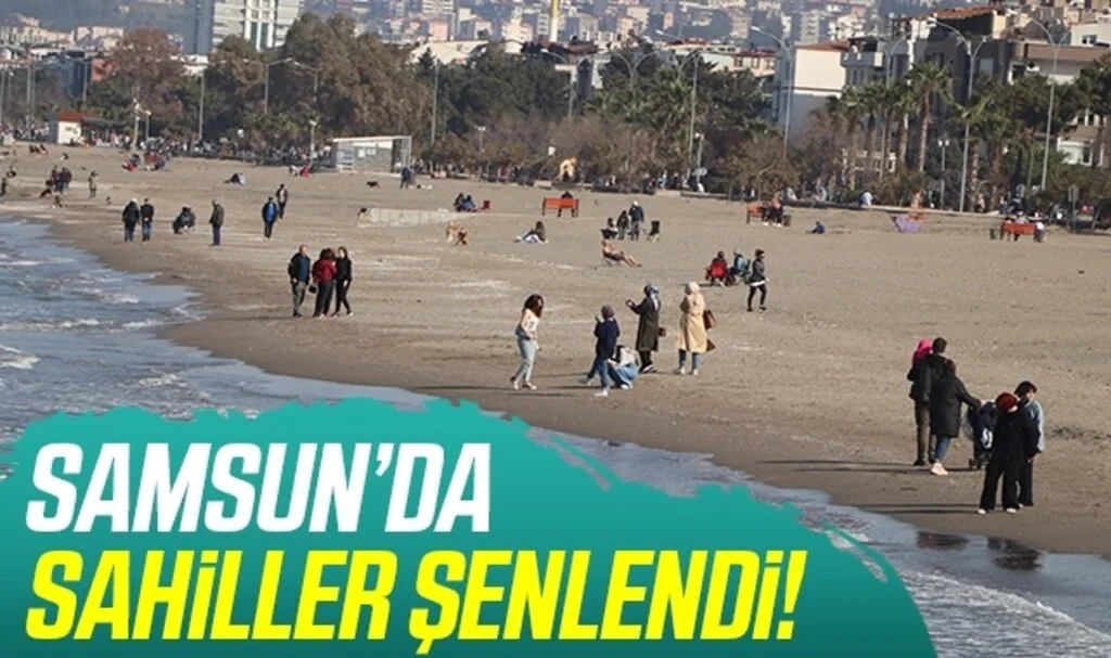 Samsun’da sahiller şenlendi