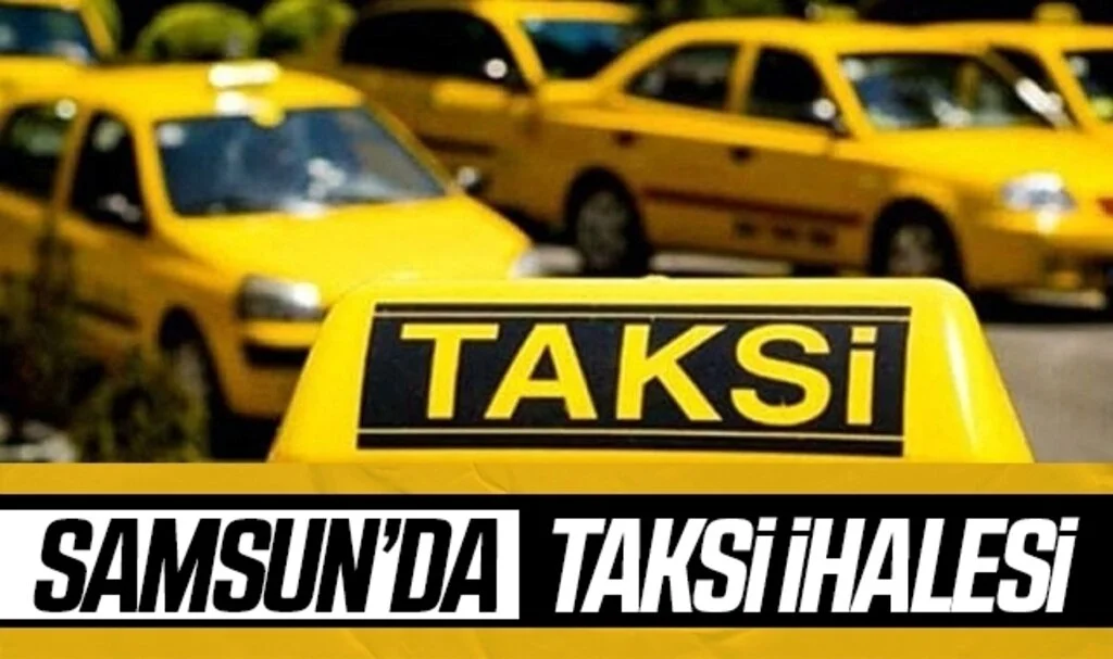Samsun Atakum'da 'taksi' ihalesi