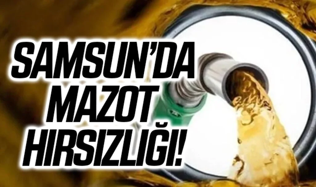 Samsun'da Taş ocağındaki iş makinesinden 300 litre mazot çalındı