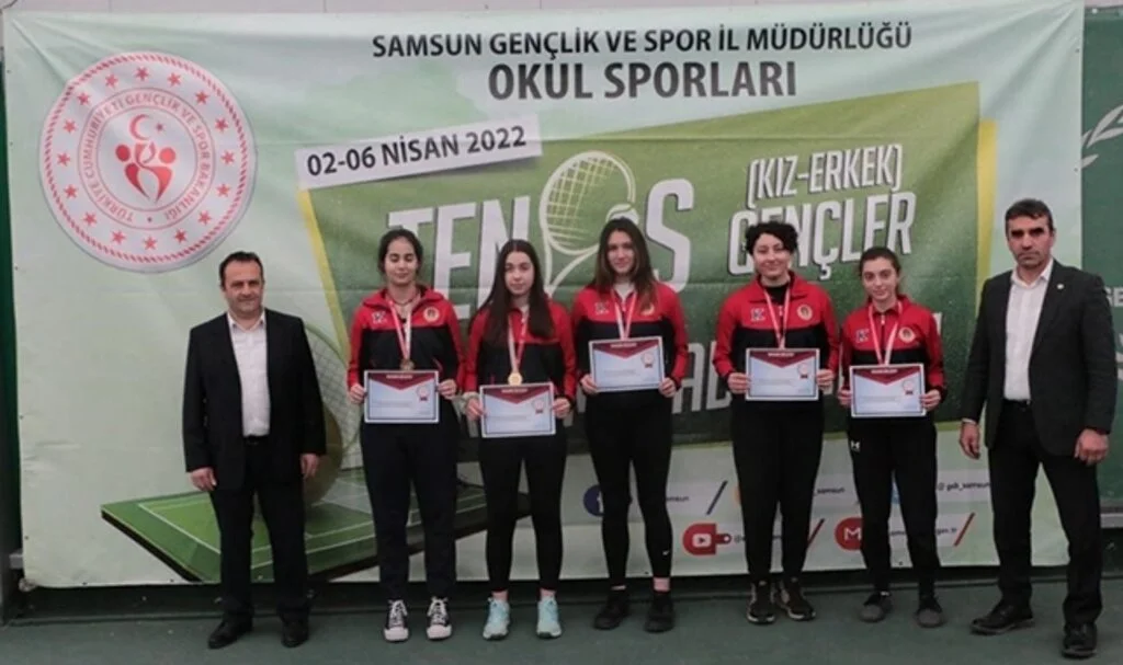 Samsun'da Tenis Grup Müsabakaları Sona Erdi