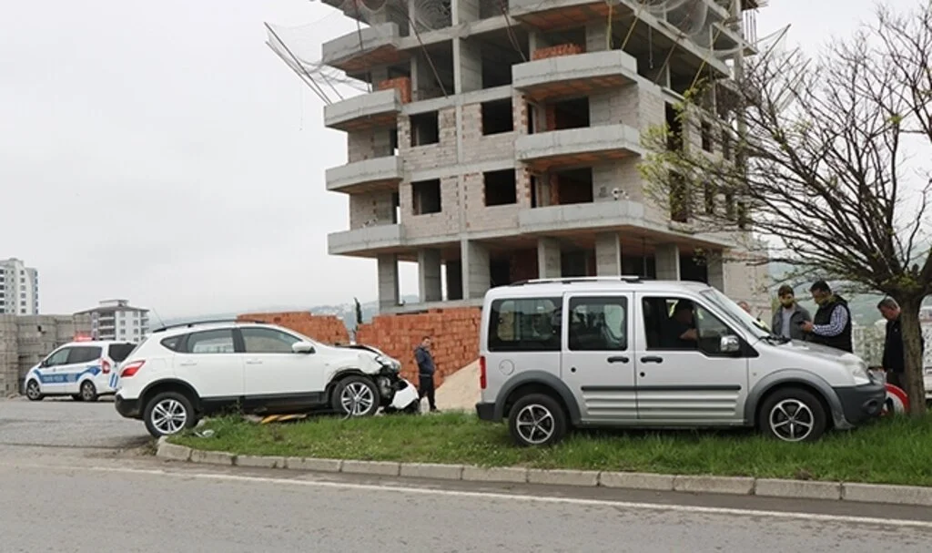 Samsun’da trafik kazası: 2 yaralı