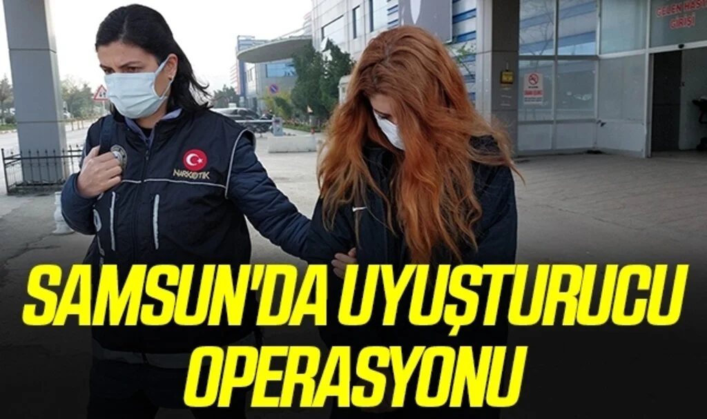 Samsun'da uyuşturucu operasyonu: 4 gözaltı