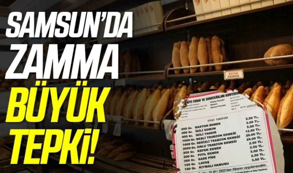 Samsun'da Vatandaşlardan Ekmek zammına 'fırsatçılık' yorumu