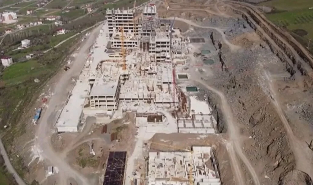 Samsun Şehir Hastanesi’nde fiziki gerçekleşme yüzde 25