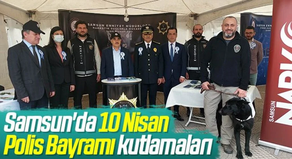 Samsun'da 10 Nisan Polis Bayramı kutlamaları