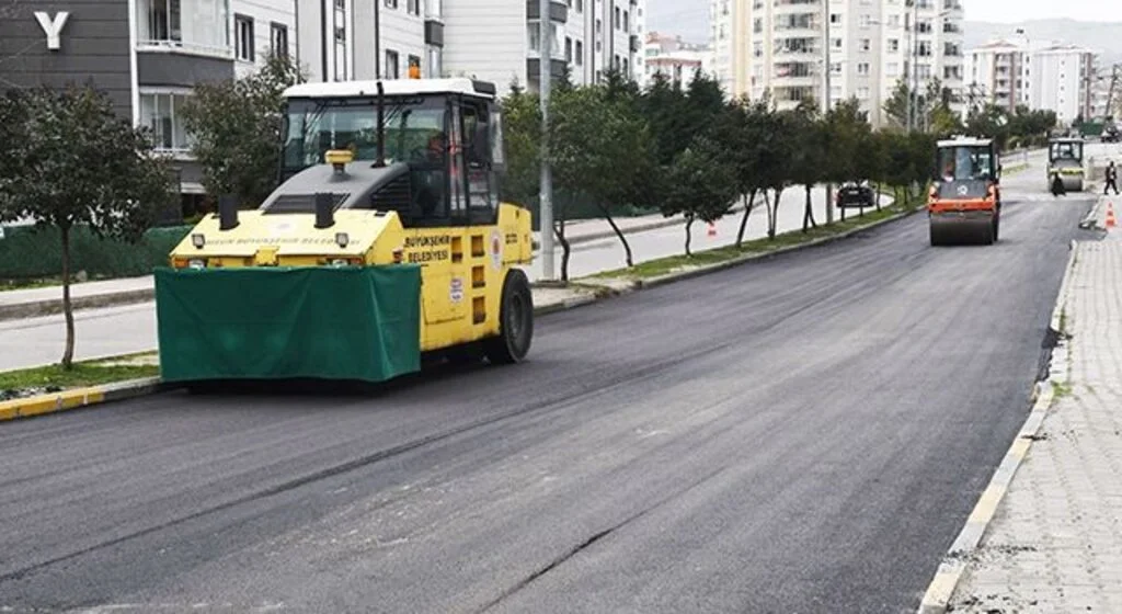 Samsun'da Bozulan yollar yenileniyor