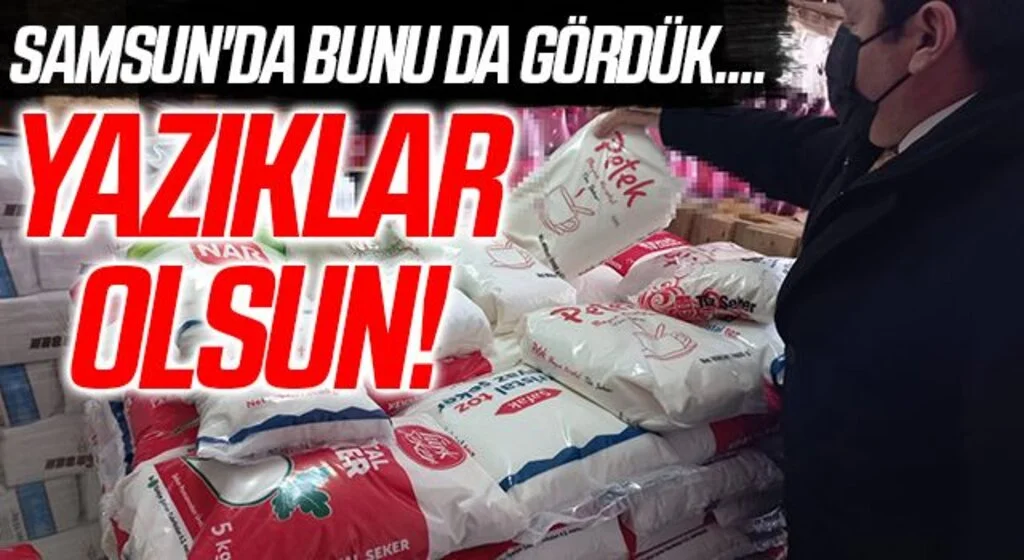 Samsun'da bunu da gördük.... YAZIKLAR OLSUN