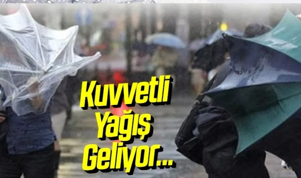 Samsunlular dikkat! Kuvvetli Yağış Geliyor