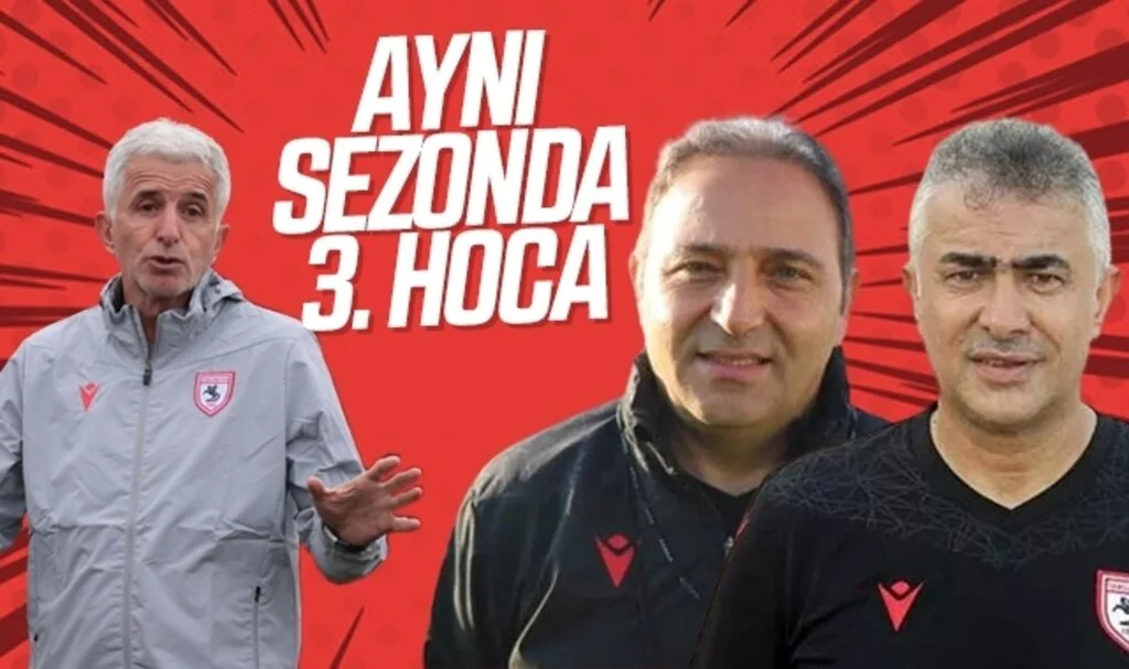 Samsunspor'da Aynı Sezonda 3. Hoca