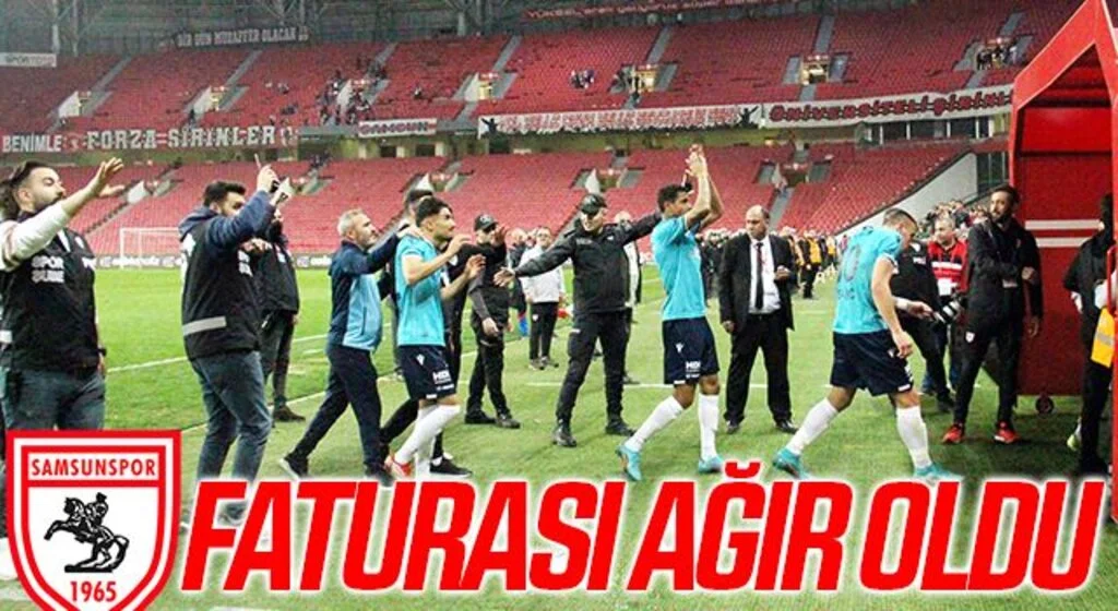 Samsunspor Taraftarının Bandırmaspor Maçında Yaşadığı Gerginliğin Faturası Ağır Oldu
