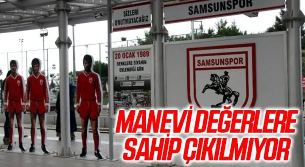 Samsunspor Tramvay Durağındaki Mankenler Bakımsız Kaldı!