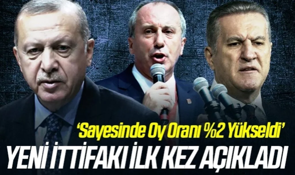 Seçim öncesi gündem olacak sözler! "Erdoğan'ın oyu yüzde 2 yükseldi" dedi, yeni ittifakı ilk kez açıkladı