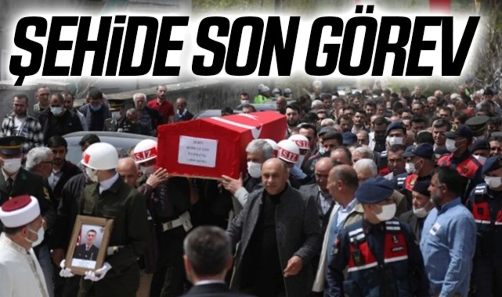 Şehit piyade Uzman Çavuş Kubilay Çon, Samsun'da son yolculuğuna uğurlandı