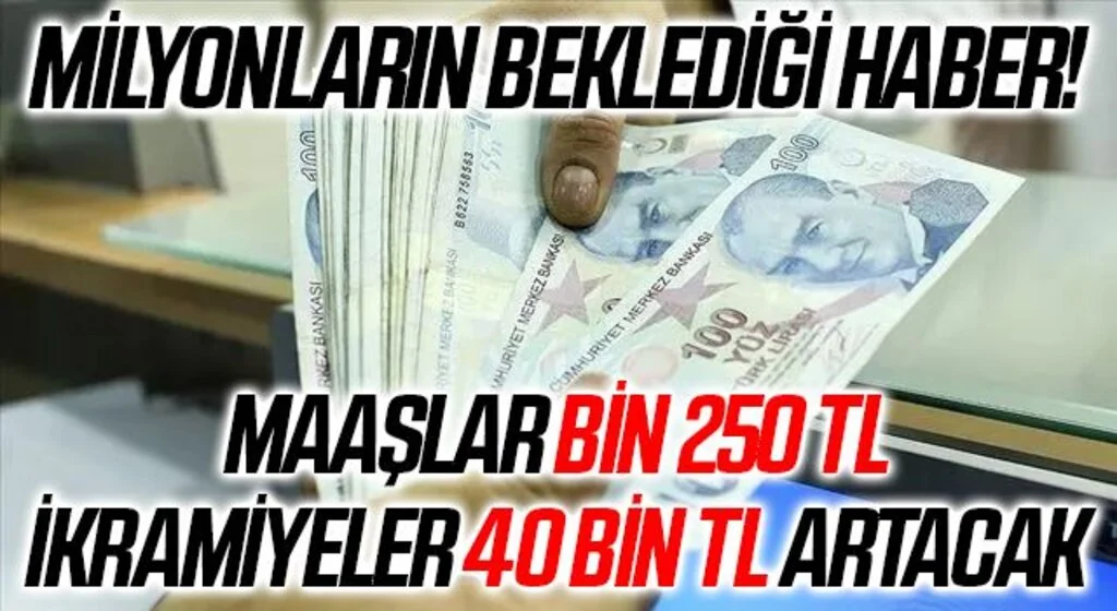 Son dakika | 3600 ek göstergede son durum! Emekli aylığı 1.250 TL; emekli ikramiyesi 40 bin lira artacak