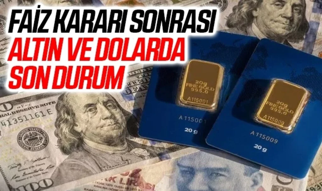 Son dakika: Altın ve dolar fiyatında ‘faiz’ hareketi! Piyasalar TCMB’nin kararına nasıl tepki verdi? İşte cevabı…