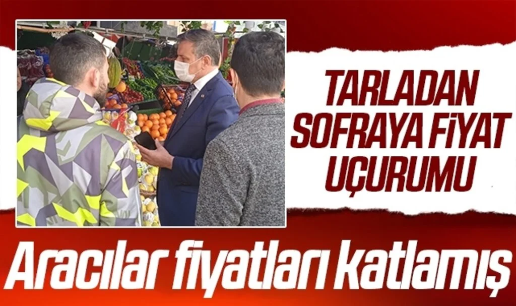 Tarladan sofraya fiyat uçurumu HKS ile tespit edildi: Aracılar fiyatları katlamış