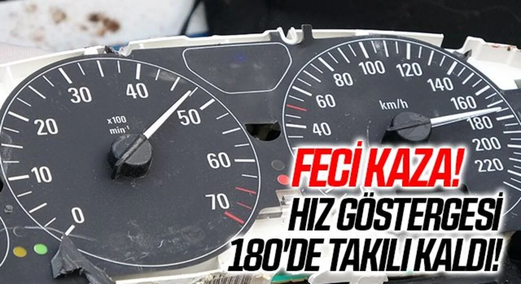 Tıra çarptı, hız göstergesi 180'de takılı kaldı: 2 ölü, 1 yaralı