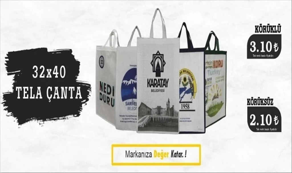 Toptan Baskılı Tela Çanta İhtiyaçlarınız Bir Tık Yakınınızda