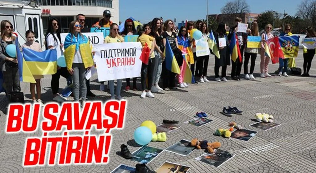 Ukraynalılar gözyaşlarıyla Samsun’dan dünyaya seslendi: "Bu savaşı bitirin"