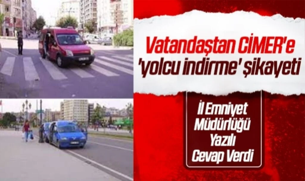 Samsun'da Vatandaştan CİMER'e 'yolcu indirme' şikayeti 