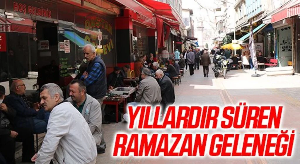 Yıllardır süren Ramazan geleneği
