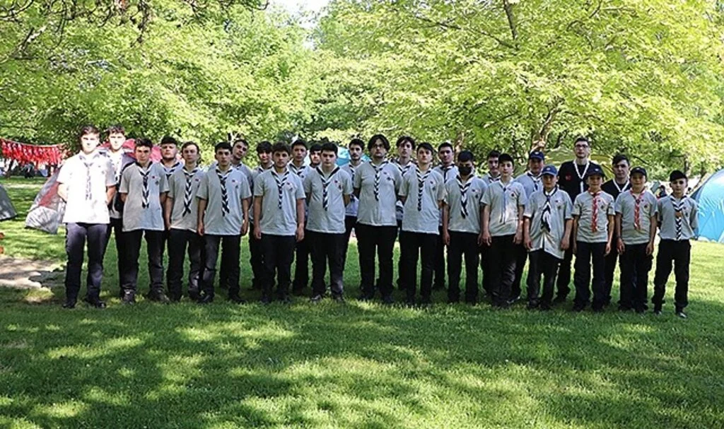 407 izci 19 Mayıs kutlamaları için Samsun’da