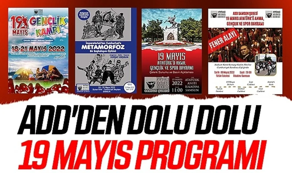 ADD'den dolu dolu 19 Mayıs programı 