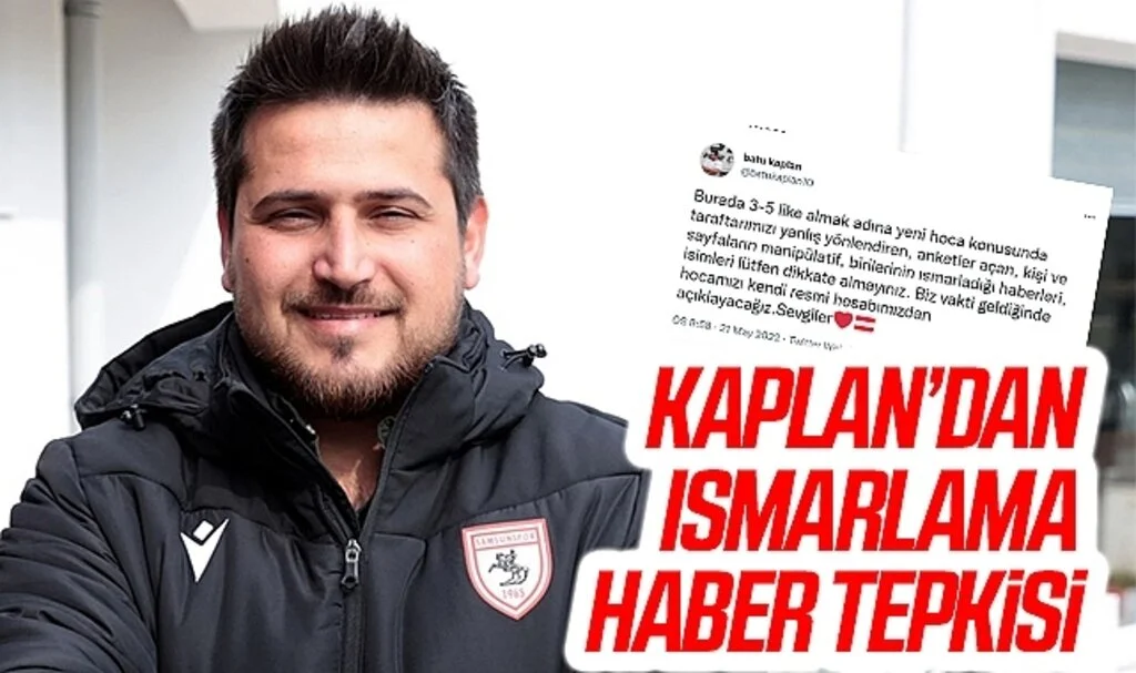 Batu Kaplan'dan Ismarlama Haber Tepkisi
