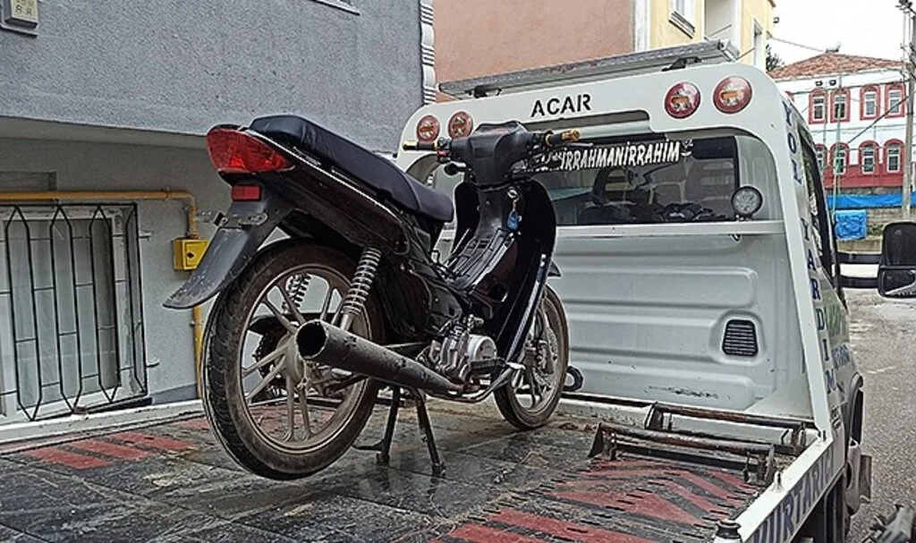 Çalıntı motosiklet bulundu: 1 gözaltı