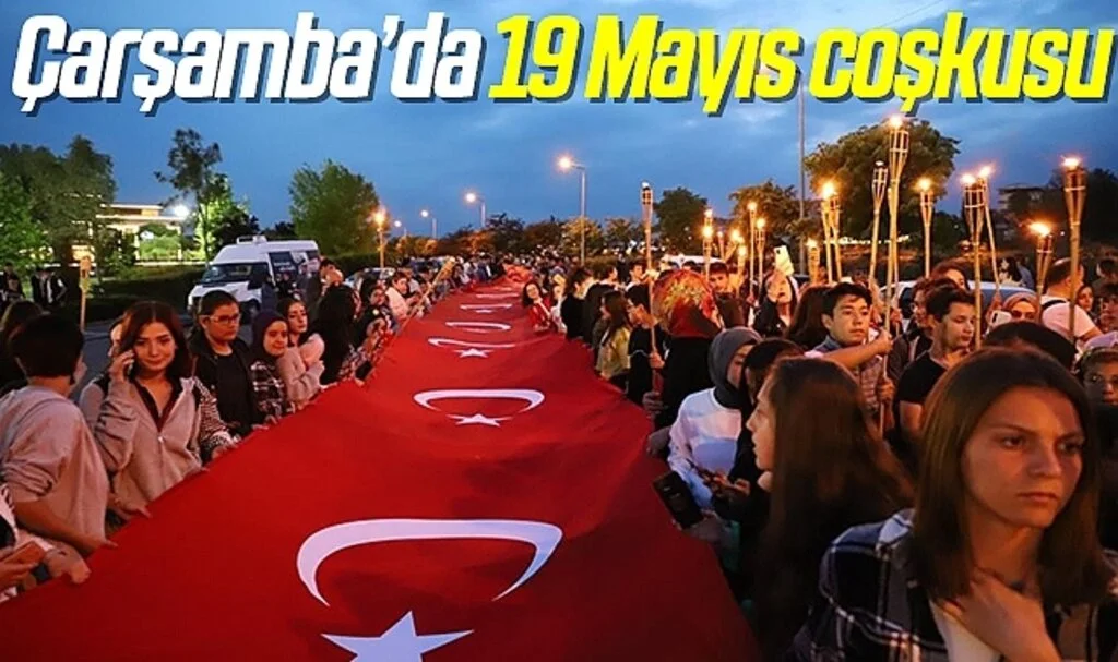 Çarşamba’da 19 Mayıs coşkusu