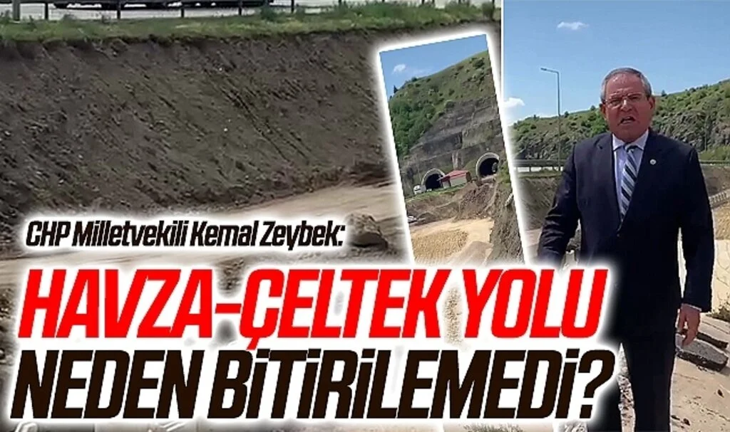 CHP Milletvekili Kemal Zeybek, yıllardır bitirilemeyen yolu sordu HAVZA-ÇELTEK YOLU NEDEN BİTİRİLEMEDİ?