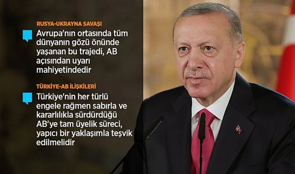 Cumhurbaşkanı Erdoğan: AB'nin Kendine Yeni Bir Hikaye Yazmasının Zamanı Gelmiştir